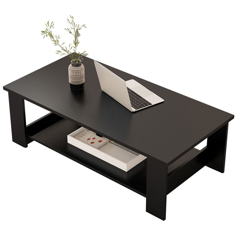 Rectangular Coffee Table Scandinavian Wood Four Legs Coffee Cocktail Table Clearhalo 'Coffee & Accent Tables' 'Coffee Tables' 'coffee_tables' 'furn' 'furn_coffee_tables' 'Furniture' 'Living Room Furniture' 1200x1200_09642d0e-3054-415f-a32d-a8a08de79a19