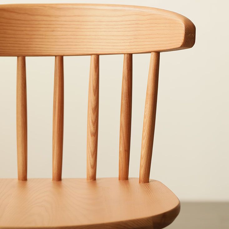 Silla lateral de madera sólida silla lateral tradicional windsor para comedor