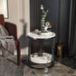 Glam Stone Accent Table Table Table