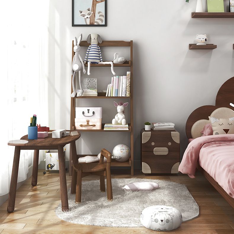 Modern Style Ladder Bookcase Open Back Solid Wood Bookshelf for Home Clearhalo 'Bookcases' 'furn' 'furn_bookcases' 'Furniture' 'furniture_bookcases' 'Office Furniture' 1200x1200_09675570-9908-4520-bcee-dbaf931b46e1