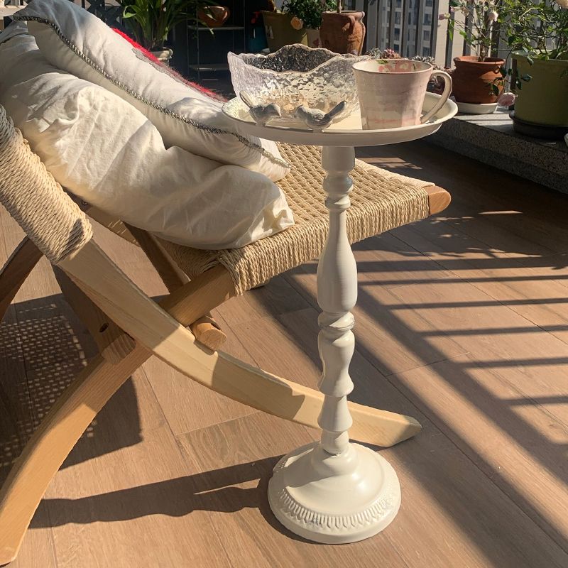 Tavolo laterale superiore del vassoio mentale rotondo tavolo da estremità angosciata