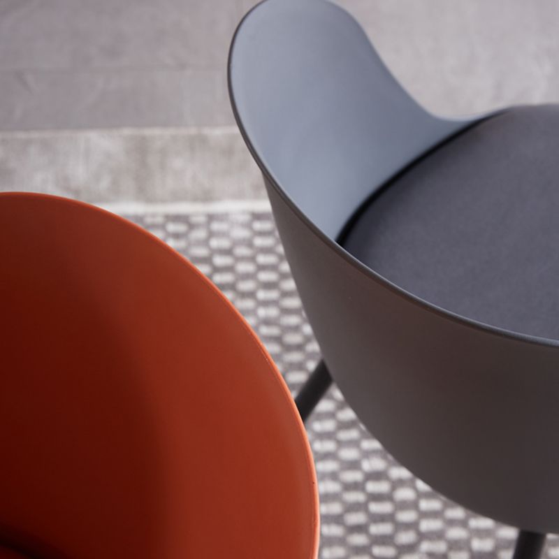 Contemporary Style Kitchen Chair Dining Armless Side Chairs with Metal Legs Clearhalo ' kitchen&dining_furn' 'Dining Chairs' 'Dining Tables & Seating' 'dining_chair' 'furn' 'furn_dining_chair' 'Furniture' 'furniture_dining_chair' 'Kitchen & Dining Furniture' 'kitchen' 1200x1200_096fa673-cd5e-4a93-983f-52c8abc065d9