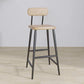 Modern Low Back Bar Stool Armless Metal Legs Bar Stool with Footrest Clearhalo 'Bar Furniture' 'Bar Stools' 'bar_stools' 'furn' 'furn_bar_stools' 'Furniture' 'Kitchen & Dining Furniture' 1200x1200_0971ac1b-efe4-4d00-9b93-c7426c7a3aa9
