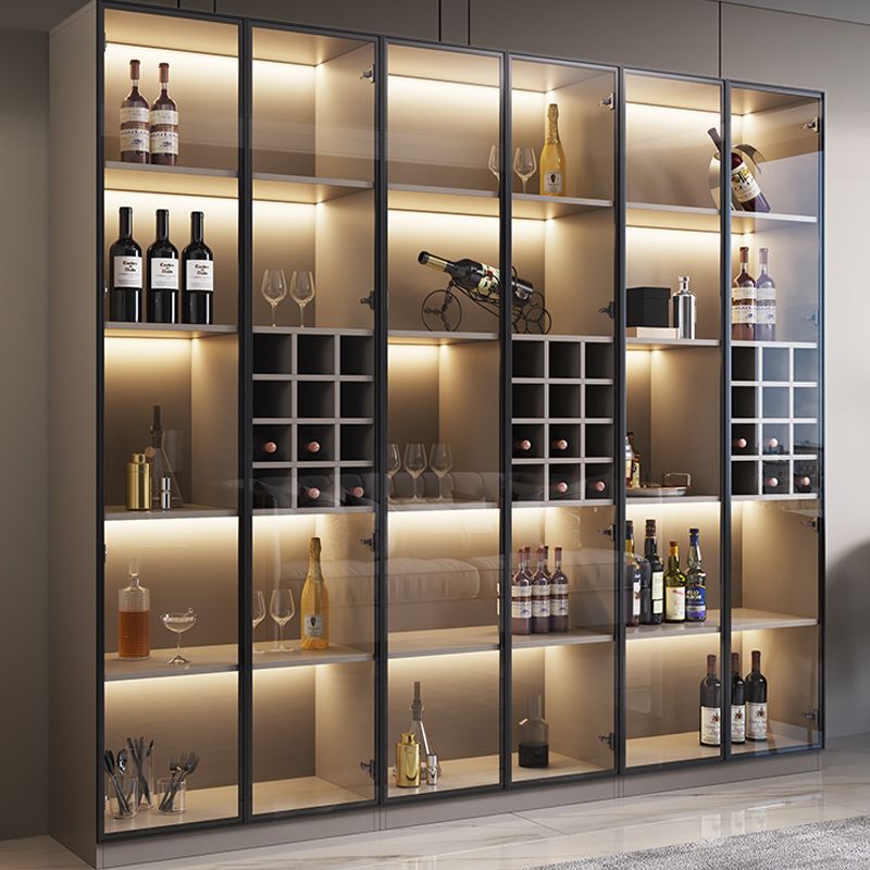 ESPETTAMENTO DI LEGNO CONTEMPOURANO PERSOGLIO DI VETRO VISUALIZZAZIONE CONTENE