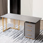 Glam 3-drawer Office Desk Rectangular Sintered Stone Home Desk Clearhalo 'furn' 'furn_office_desk' 'Furniture' 'furniture_office_desk' 'Office Desks' 'Office Furniture' 'office_desk' 1200x1200_0978ccbc-f8ad-4281-9d06-4882f601c1e4
