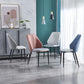Contemporary Style Metal Chairs Set Dining Kitchen Solid Back Side Chair (Set of 4) Clearhalo ' kitchen&dining_furn' 'Dining Chairs' 'Dining Tables & Seating' 'dining_chair' 'furn' 'furn_dining_chair' 'Furniture' 'furniture_dining_chair' 'Kitchen & Dining Furniture' 'kitchen' 1200x1200_09795bf0-8d00-40ab-aef4-ea1f020761c3