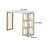 Glam1/2/3 pezzi tavolo da bar set da tavolo rettangolo con sgabelli alti per casa