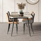 Modern Rectangle Table Sintered Stone Table with Metal Legs for Kitchen Clearhalo 'Dining Tables & Seating' 'Dining Tables' 'dining_table' 'furn' 'furn_dining_table' 'Furniture' 'Kitchen & Dining Furniture' 1200x1200_097f9c97-1e83-460e-846e-21b39382c55b