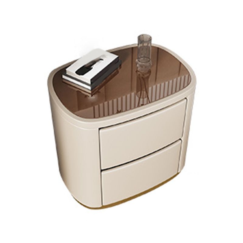 Contemporary Accent Table Nightstand Drawer Storage Antique Finish Bed Nightstand Clearhalo 'Bedroom Furniture' 'furn' 'furn_night_stand' 'Furniture' 'night_stand' 'Nightstands' 1200x1200_09811c7c-0dcd-4b73-aab3-8b7e9ec8aafc