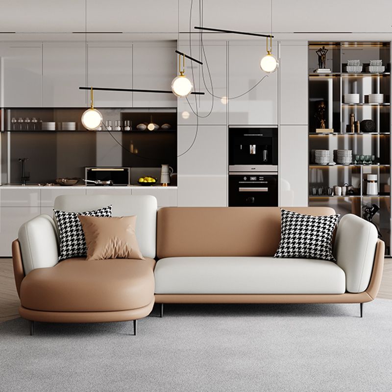 37,8 "H FAUX CUIR SOFFRAGE ÉVALABLE SOFA et chaise pour le salon