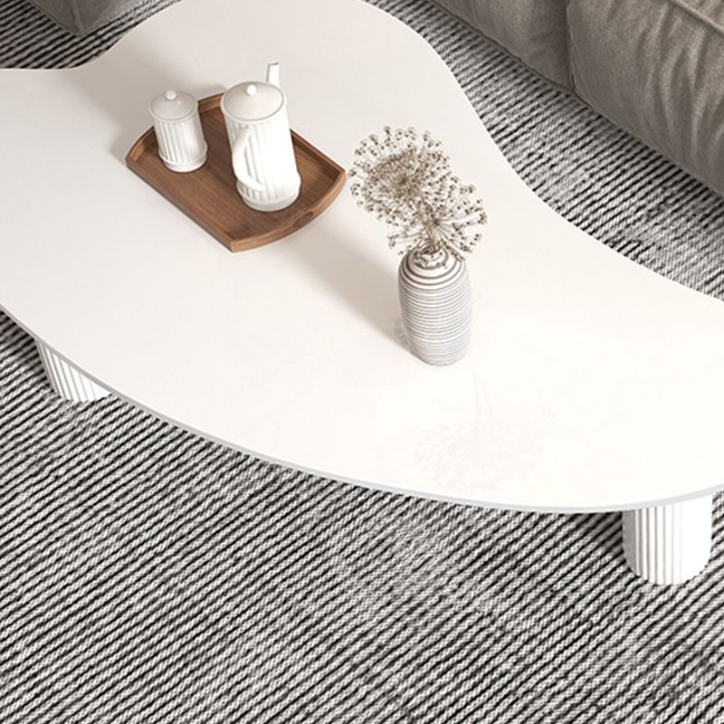 Stone Geometric Contemporary Coffee Table 3 Legs Coffee Table Clearhalo 'Coffee & Accent Tables' 'Coffee Tables' 'coffee_tables' 'furn' 'furn_coffee_tables' 'Furniture' 'Living Room Furniture' 1200x1200_098200ba-deec-422f-96b0-580692354e2c