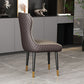 Upholstered Side Chairs Scandinavian Style Armless Solid Back Chair