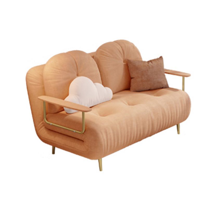 房状のグラムコンバーチブルソファフル/クイーンサイズの布張りのラブシート2羽の枕と