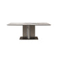 Modern Rectangle Dining Table Sintered Stone Table with Metal Legs for Home Clearhalo 'Dining Tables & Seating' 'Dining Tables' 'dining_table' 'furn' 'furn_dining_table' 'Furniture' 'Kitchen & Dining Furniture' 1200x1200_0987c7fd-7b86-4ed5-bc8c-3ab7fb3d1b9c
