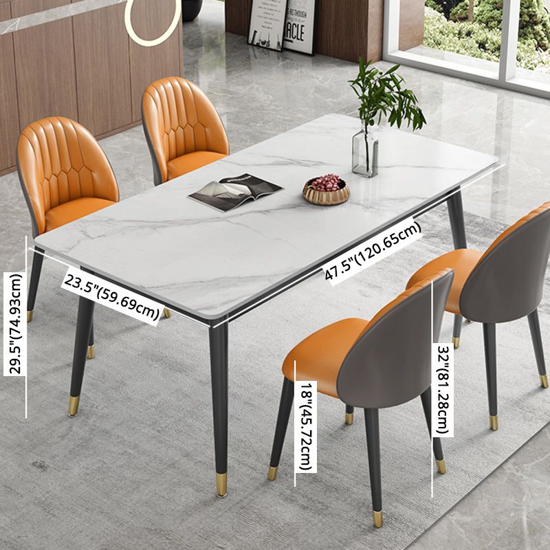 Modern Style Sintered Stone Dining¬†Room¬†Set with Rectangle Shape Dining Table Furniture Clearhalo 'Dining Room Sets' 'Dining Tables & Seating' 'dining_room_set' 'furn' 'furn_dining_room_set' 'Furniture' 'furniture_dining_room_set' 'Kitchen & Dining Furniture' 'kitchen&dining_furn' 'kitchen' 1200x1200_09889ab0-01bc-4f72-86a3-8bf8a44aefec