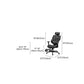 Adjustable Arm Office Chair Modernism Black Desk Chair with Wheels Clearhalo 'furn' 'furn_office_chair' 'Furniture' 'Office Chairs' 'Office Furniture' 'office_chair' 1200x1200_0988bfc3-e9ec-4f5d-896e-83b96541db03