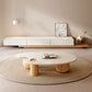 Solid Wood Coffee Table Modern Natural & White Geometric Cocktail Table Clearhalo 'Coffee & Accent Tables' 'Coffee Tables' 'coffee_tables' 'furn' 'furn_coffee_tables' 'Furniture' 'Living Room Furniture' 1200x1200_0989e0f9-3def-41d3-832d-3bb8836b0151