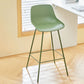 Contemporary Bar-stool Plastic Counter Bar Stool with Metal Legs for Home Clearhalo 'Bar Furniture' 'Bar Stools' 'bar_stools' 'furn' 'furn_bar_stools' 'Furniture' 'furniture_bar_stools' 'Kitchen & Dining Furniture' 1200x1200_0989e831-7c87-46d5-b0d1-54664585f05f