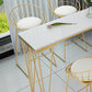 Glam Style Faux Marble Bar Counter Table Rectangle Bar Counter Table Clearhalo 'Bar Furniture' 'Bar Tables' 'bar_tables' 'furn' 'furn_bar_tables' 'Furniture' 'Kitchen & Dining Furniture' 1200x1200_098a75ee-2e3f-4b41-b584-06e0f0b7c814