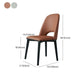 Contemporary Leather Dining Chairs Armless Open Back Chairs with Wood Legs Clearhalo 'Dining Chairs' 'Dining Tables & Seating' 'dining_chair' 'furn' 'furn_dining_chair' 'Furniture' 'furniture_dining_chair' 'Kitchen & Dining Furniture' 1200x1200_098ac688-a137-4b48-bacb-78634d988338