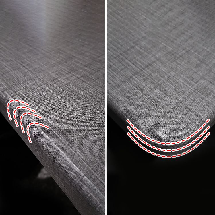 Standard Wood Dining Table with 2 Black Metallic Legs for Dining Furniture Clearhalo 'Dining Room Sets' 'Dining Tables & Seating' 'dining_room_set' 'furn' 'furn_dining_room_set' 'Furniture' 'furniture_dining_room_set' 'Kitchen & Dining Furniture' 'kitchen&dining_furn' 'kitchen' 1200x1200_098de832-b74a-4347-9eed-ef2aad0099ce