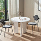 Modern Solid Wood Kitchen Dining Table White Round Shape Dining Table with 3 Legs Base Clearhalo ' dining_table' 'Dining Tables & Seating' 'Dining Tables' 'furn' 'furn_dining_table' 'Furniture' 'furniture_dining_table' 'Kitchen & Dining Furniture' 'kitchen&dining_furn' 'kitchen' 'kitchen_dining_table' 1200x1200_0991507a-4524-4c97-970f-5cbe3e8f0b9c