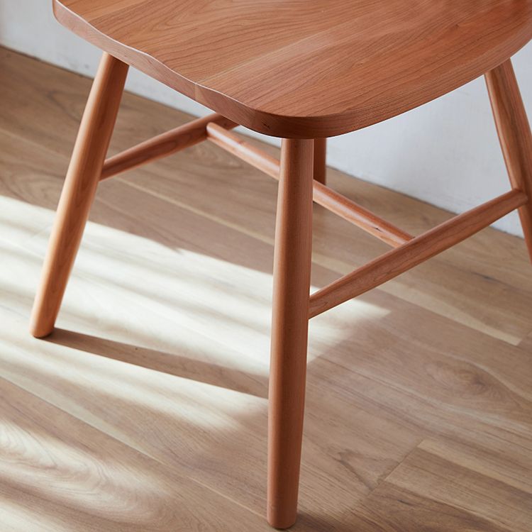 Zeitgenössischer Stil Slat zurück Rücken Massivholz Haus für Heimneitstuhl