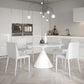 Contemporary Round Dining Table Sintered Stone Table with Metal Leg for Home Use Clearhalo 'Dining Tables & Seating' 'Dining Tables' 'dining_table' 'furn' 'furn_dining_table' 'Furniture' 'Kitchen & Dining Furniture' 1200x1200_09945a67-7b92-4f03-b316-db80767e5859