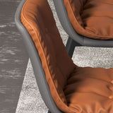 Industrial Style Faux Leather Dining Chairs Armless Solid Back Chair Clearhalo ' kitchen&dining_furn' 'Dining Chairs' 'Dining Tables & Seating' 'dining_chair' 'furn' 'furn_dining_chair' 'Furniture' 'furniture_dining_chair' 'Kitchen & Dining Furniture' 'kitchen' 1200x1200_09948ab9-1b18-493b-8e42-423cfcbbf5aa