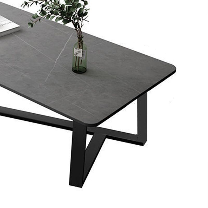 Slate Rectangle Coffee Table Abstract Base Type Cocktail Table Clearhalo 'Coffee & Accent Tables' 'Coffee Tables' 'coffee_tables' 'furn' 'furn_coffee_tables' 'Furniture' 'Living Room Furniture' 1200x1200_09954c73-2940-4df3-a029-206490b97afc