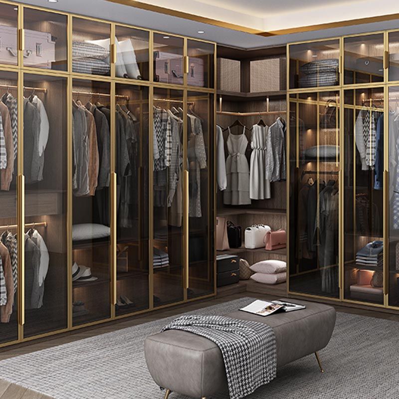 White Colour Wardrobe Armoire Contemporary Style Wooden Wardrobe Closet for Bedroom Clearhalo 'Armoires & Wardrobes' 'armoires_wardrobes' 'Bedroom Furniture' 'furn' 'furn_armoires_wardrobes' 'Furniture' 1200x1200_0995ad71-f098-4db3-a4b5-92b368a5cd46