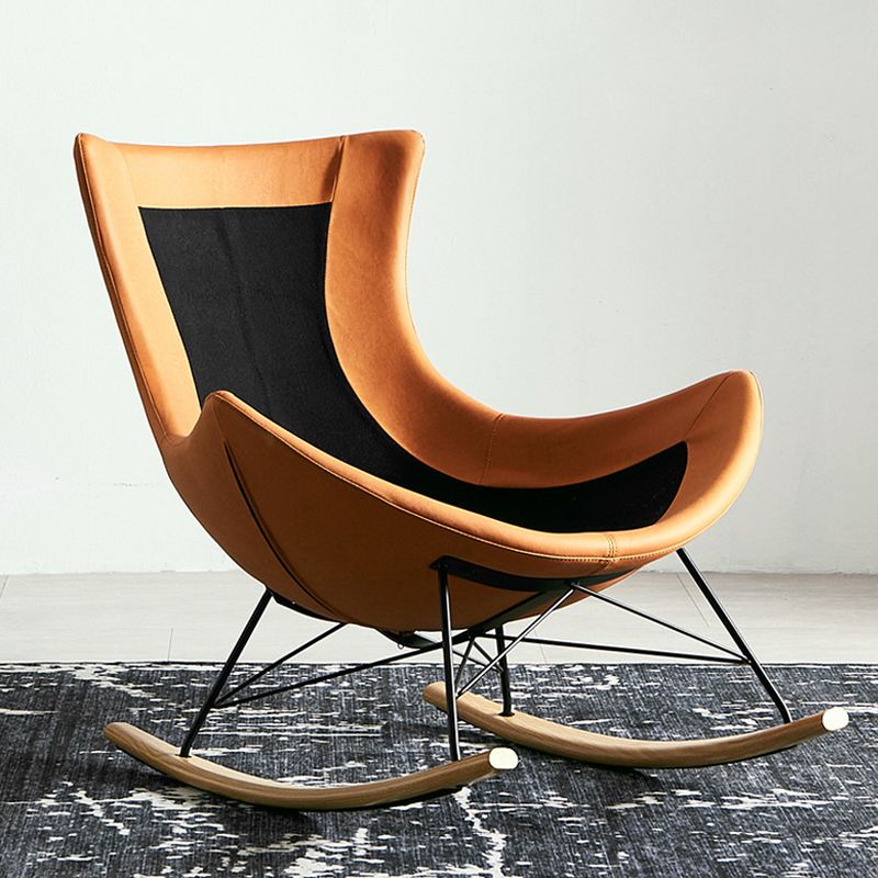 Chaise à bascule de style simple contemporain chaise à bascule unique pour se détendre