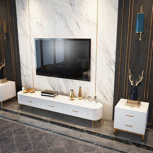 Faux Wood TV Media Console Modern Media Console TV Stand with Drawers Clearhalo 'furn' 'furn_tv_stands_entertainment_centers' 'Furniture' 'Living Room Furniture' 'TV Stands & Entertainment Centers' 'TV Stands & Media Storage Furniture' 'tv_stands_entertainment_centers' 1200x1200_09977e85-b453-42d6-a13f-71b7d71252d2