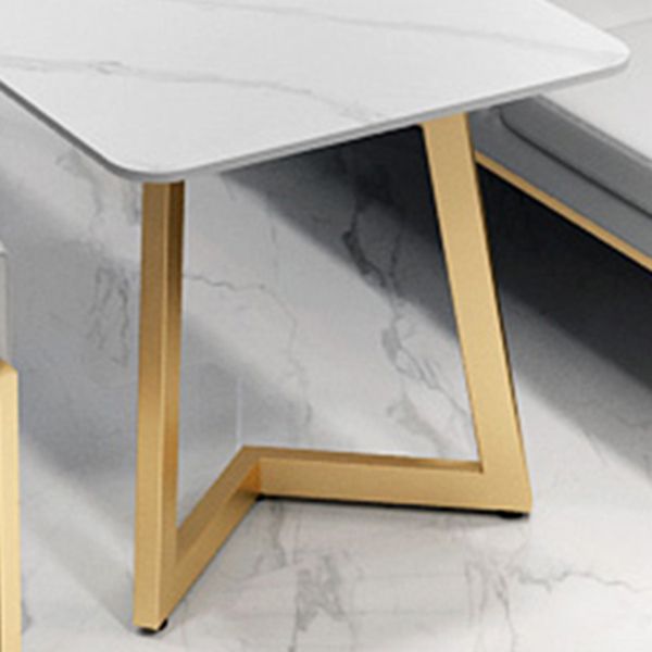 Traditional Luxury Style Dining Table White Sintered Stone Table for Dining Room Clearhalo ' dining_table' 'Dining Tables & Seating' 'Dining Tables' 'furn' 'furn_dining_table' 'Furniture' 'furniture_dining_table' 'Kitchen & Dining Furniture' 'kitchen&dining_furn' 'kitchen' 'kitchen_dining_table' 1200x1200_099b73c2-2e40-48d8-abaf-1c8642f8ad70