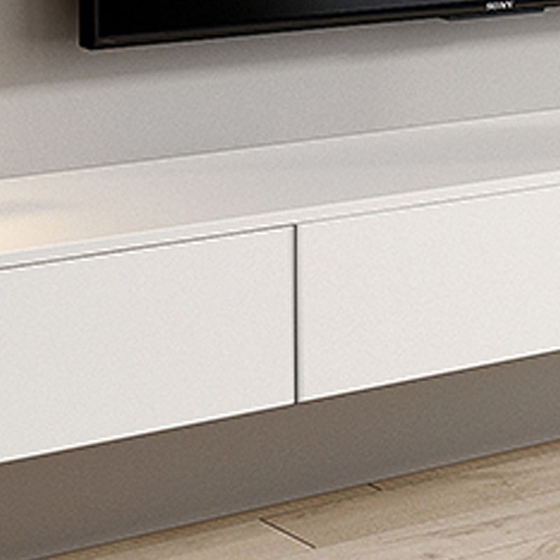 Modern White TV Media Stand Floating TV Stand Console with Drawers for Living Room Clearhalo 'furn' 'furn_tv_stands_entertainment_centers' 'Furniture' 'Living Room Furniture' 'TV Stands & Entertainment Centers' 'TV Stands & Media Storage Furniture' 'tv_stands_entertainment_centers' 1200x1200_099c354e-48f5-4379-b83c-8e18d94189d2
