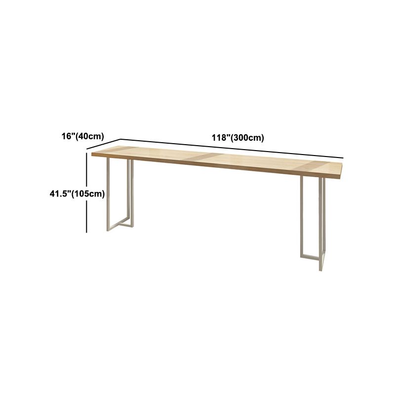 Luxury Rectangle Solid Wood Bar Table Set 1/4/6 Pieces Counter Table with Backless Stools Clearhalo 'Bar Furniture' 'furn' 'furn_home_bar_bar_sets' 'Furniture' 'Home Bars & Bar Sets' 'home_bar_bar_sets' 'Kitchen & Dining Furniture' 1200x1200_099daaa0-dcdc-4c48-8dc4-6a71cbfdc997