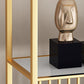 Glam Antique Finish Shelf Bookcase Etagere Bookshelf with Shelves Clearhalo 'Bookcases' 'furn' 'furn_bookcases' 'Furniture' 'Office Furniture' 1200x1200_09a1d8ed-da0e-4799-9f25-b9f4457f100d