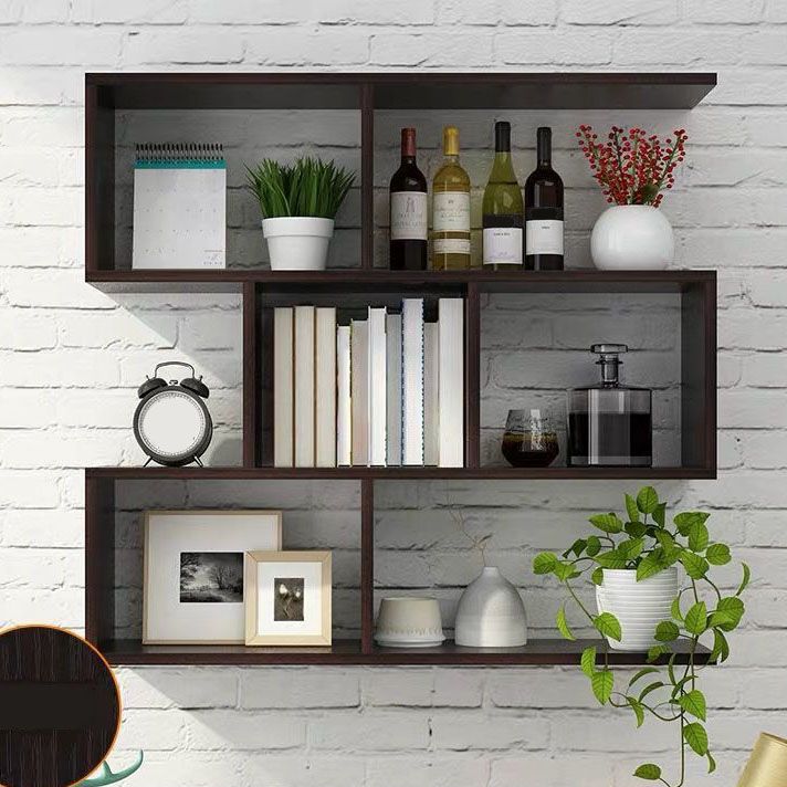 Modern and Contemporary Shelf Bookcase Wall Mounted Wooden Book Shelf for Office Clearhalo 'Bookcases' 'furn' 'furn_bookcases' 'Furniture' 'Office Furniture' 1200x1200_09a4e484-fd27-4aeb-88ed-9b53b607eaf4