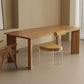 Modern Simple Solid Wood Table for Restaurant Rectangle Table with 4 Legs Clearhalo 'Dining Tables & Seating' 'Dining Tables' 'dining_table' 'furn' 'furn_dining_table' 'Furniture' 'Kitchen & Dining Furniture' 1200x1200_09abd64f-03a6-46b1-8e23-51c150c1c8e3