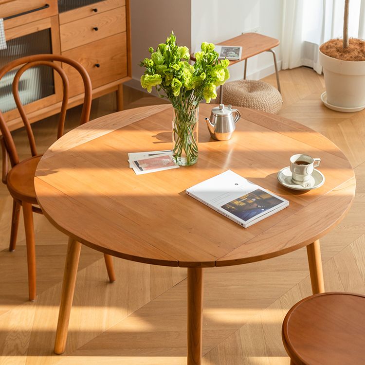 Modern Solid Wood Dining Table Round Standard Dining Table for Kitchen Clearhalo ' dining_table' 'Dining Tables & Seating' 'Dining Tables' 'furn' 'furn_dining_table' 'Furniture' 'furniture_dining_table' 'Kitchen & Dining Furniture' 'kitchen&dining_furn' 'kitchen' 'kitchen_dining_table' 1200x1200_09ae1482-b251-4129-9d39-d58f16e50f2b