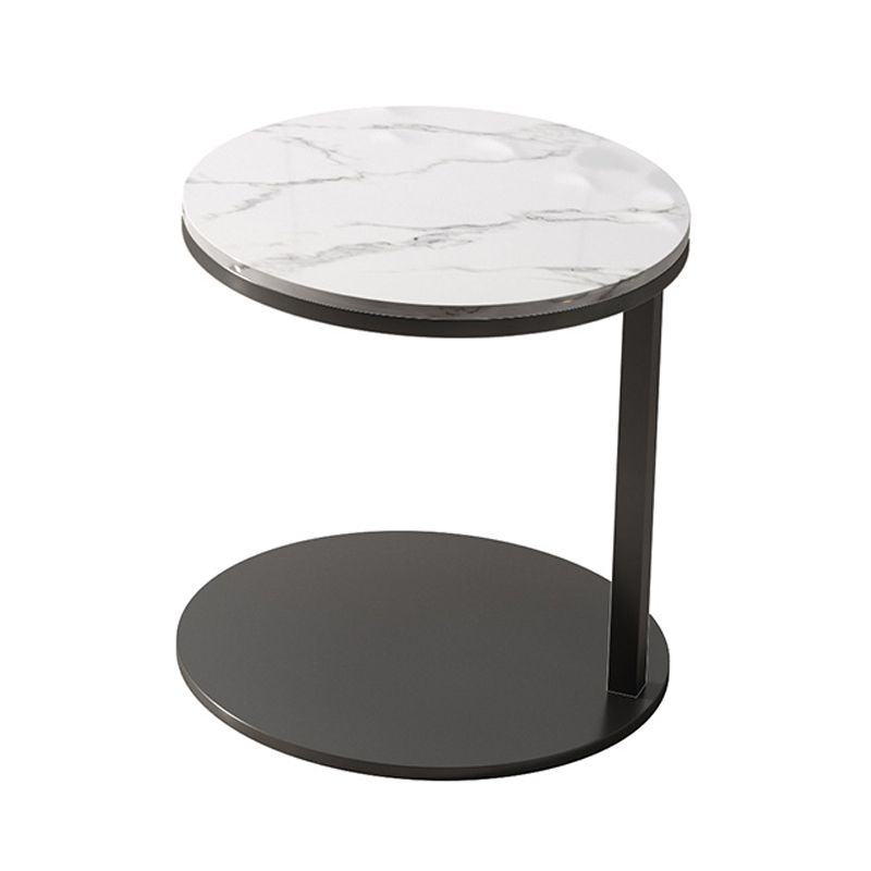 18 Zoll großer Nachttisch Offener Speichermetall 1-Shelf-Nachttisch mit Beinen