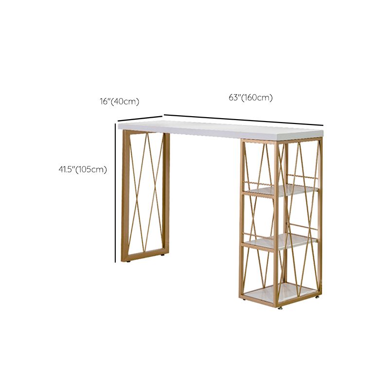 Rectangular Pub Table Set 1/2/3 Pieces Modern Table and Stool Set