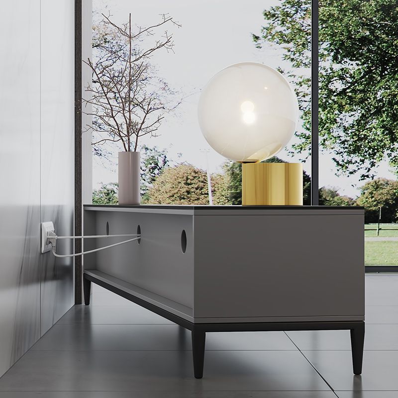 Black Slate TV Cabinet Modern Minimalist Home Closed TV Stand Console Clearhalo 'furn' 'furn_tv_stands_entertainment_centers' 'Furniture' 'Living Room Furniture' 'TV Stands & Entertainment Centers' 'TV Stands & Media Storage Furniture' 'tv_stands_entertainment_centers' 1200x1200_09b41882-b758-4f0d-884a-dff2668cadcd