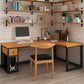 Solid Wood Computer Desk Industrial Style L-Shape Office Desk with Storage and Drawer Clearhalo 'furn' 'furn_office_desk' 'Furniture' 'Office Desks' 'Office Furniture' 'office_desk' 1200x1200_09b52b38-90e2-46c8-926b-787fe3e30e15