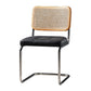 Chaise de bureau à dossier bas de chaise latérale contemporaine sans détresse