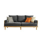 Scandinavian 2-seater Living Room Couch Square Arm Sofa with Pillow Back Clearhalo 'furn' 'furn_sofas' 'Furniture' 'furniture_sofas' 'Living Room Furniture' 'Sofa' 'sofas' 1200x1200_09b8d131-9f8a-4b84-a092-f8446da18683
