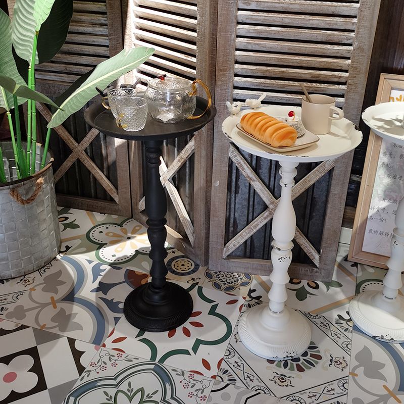 Tavolo laterale superiore del vassoio mentale rotondo tavolo da estremità angosciata