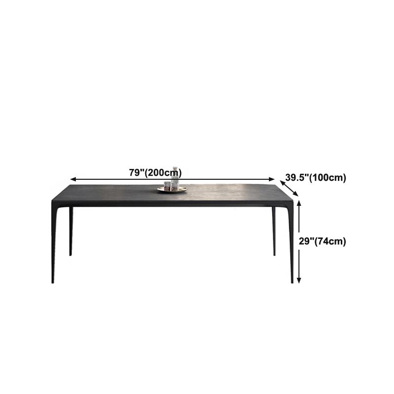 Designer Style 1/4/5/7 Pieces Dinette Set Sintered Stone Dining Set Clearhalo 'Dining Room Sets' 'Dining Tables & Seating' 'dining_room_set' 'furn' 'furn_dining_room_set' 'Furniture' 'furniture_dining_room_set' 'Kitchen & Dining Furniture' 1200x1200_09bd0385-a6fb-4523-8638-25097700da4f