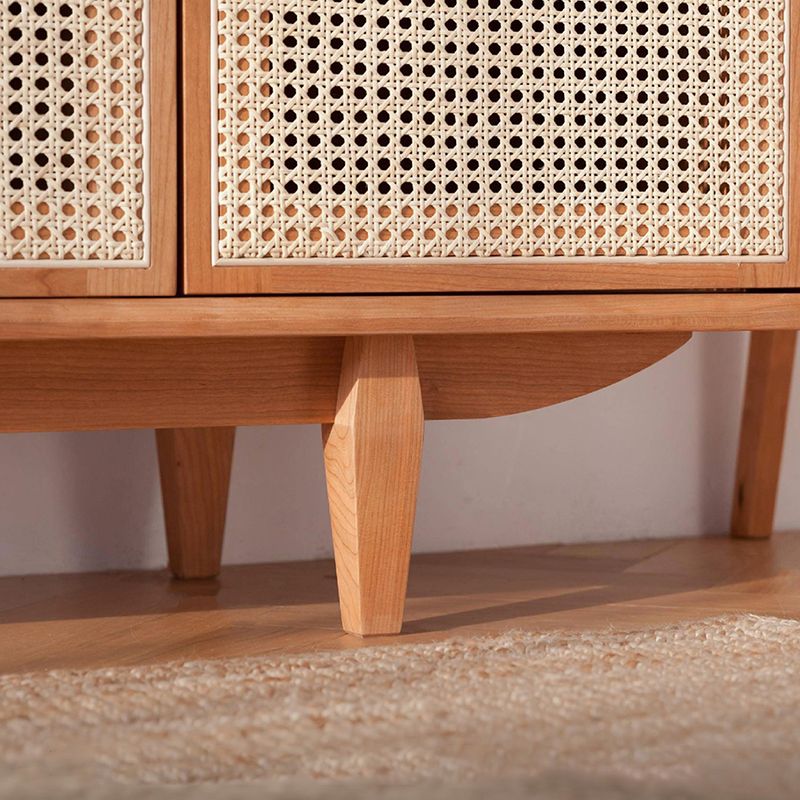 Tavolo da sideboard contemporaneo in legno massiccio a 4 porte a buffet