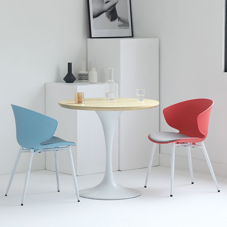 Round Solid Wood Four-Color Dining Table Simplicity Tulip Base Table for Dining Room Clearhalo ' dining_table' 'Dining Tables & Seating' 'Dining Tables' 'furn' 'furn_dining_table' 'Furniture' 'furniture_dining_table' 'Kitchen & Dining Furniture' 'kitchen&dining_furn' 'kitchen' 'kitchen_dining_table' 1200x1200_09c084c7-3d96-4dc7-b004-5195b5e65763